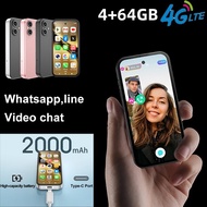 New Q333 Mini Smartphone 4GB RAM 64GB ROM 4G Network Android 12.0 Full Band 2000mAh Mobile phones Go