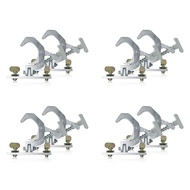 6X Aluminum Fold Clamp Hooks Stage Light Fold Hanging Hook Loading 150Kg 42-61mm Truss Tube 230W 7R/