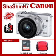 Canon EOS M200 Mirrorless Digital Camera with 15-45mm Lens (Free Camera Bag) (Canon Malaysia)