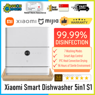 Xiaomi Smart Desktop Dishwasher 5in1 S1 Countertop Baby Bottle Washer &amp; Steriliser Dish washing UV