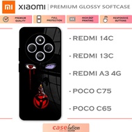 Glossy Softcase For XIAOMI Redmi 14C | 13C | A3 4G || POCO C75 | C65 [Uchiha Clan]