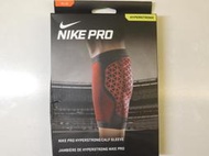 ★OUTLET尾數出清★全新NIKE PRO COMBAT小腿壓縮護套_黑紅_跨季出清!!
