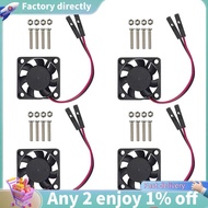 4PCS Brushless CPU Cooling Fan Heatsink Cooler Radiator 3.3V 5V for Raspberry Pi4 Pi3 B+, Pi 3, Pi 2