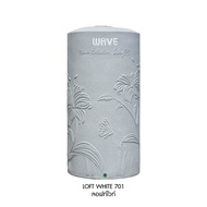 *WAVE ถังเก็บน้ำ 1000 ลิตร แทงค์น้ำทรงสูง รุ่น Lily LOFT (ลิลลี่ลอฟท์ )ไร้รอยต่อ แถมฟรีลูกลอย/ป้องกันตะไคร่น้ำ/ไร้กลิ่น/ระบบท่อภายใน