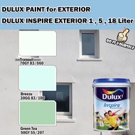 ICI DULUX INSPIRE EXTERIOR PAINT COLLECTION 18 Liter Tranquil / Breezy / Green Tea