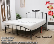 Yi Success Lenus Metal Queen Bed Frame / Powder Coated Metal Queen Bed Frame / Katil Queen Besi / Katil Queen Murah