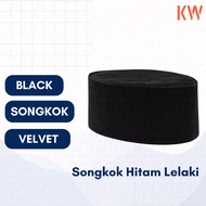 KC Songkok Velvet HItam Songkok Lelaki Songkok Hitam Budak Songkok Hitam Budak Sekolah