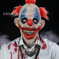 Badut Halloween Seram Lateks Tudung Kepala Hidung Merah Jack Badut