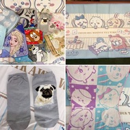 睇內文🌟 【日本純棉系列】  Tom & Jerry 貓和老鼠手巾、Frozen Elsa 冰雪奇緣愛莎公主手巾(可掛、可以寫名） handkerchief 💎貓和老鼠棕色手巾💎日本super mar