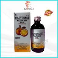 ℬ ◆ ＃ MULTILEM  SYRUP Multivitamins for Kids 120ml Orange Flavor