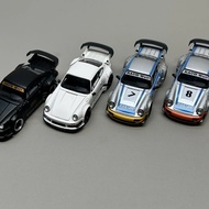 MM 1/64 Porsche RWB964 930 Alloy Diecast Car Model Toy Birthday Gift