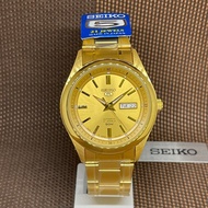 Seiko 5 SNKN96J1 Automatic Gold Tone Made In Japan Analog Men's Casual Watch