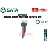 097101CH/ 09702CH COLOUR SERIES 9PC HEX/ TORX KEY SET ALLEN KEY QUALITY