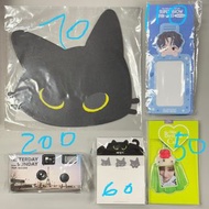 藝聲金鐘雲 演唱會周邊 即棄菲林相機 掛牌 匙扣 memo 紙 黑貓 mouse pad yestheday Super Junior Yesung