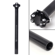 27.2*350mm 3K Full Carbon Fiber Bike MTB Cycling Road Bicycle Seatpost Black