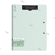MARIER File Folder, Waterproof 360° Rotatable A4 Clipboard Folder, Portable Double Clips Multi-funct