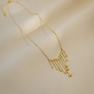 [ Bayar Ditempat ] Kalung Titanium Mewah Wanita Import / Kalung Wanita Korea Import / Kalung Wanita 