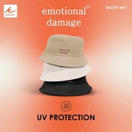 KIM&CO. ORIGINAL-emotional damage BUCKET HAT (KCH007) Fashion Sun Protection UV Suitable For Both Me