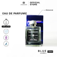 Ambassador Eau De Parfume Blue Label 120ml Parfum Pria / Minyak Wangi