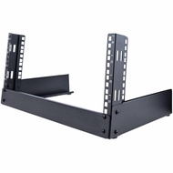 StarTech.com 2-Post 4U Desktop Server Rack, Small Open Frame 19in Computer Rack, Compact Network Rac