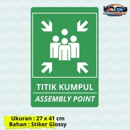 Assembly Point Stickers Assembly Point/