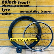 COMBO SET ALLOY RIM BASIKAL 20inch tayar tube/Tayar basikal/Tube basikal/Alloy rim basikal saiz 20/