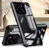 HONOR X8c/HONOR X5B/HONOR X5b Plusตรงรุ่น(ส่งในไทย)เคสกันกระแทกขอบสีหลังใสHonor X8c/Honor X5b/Honor 