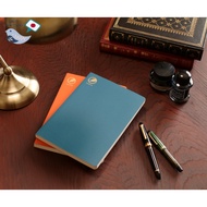 Watanabe Seihon A5 7mm Graph Paper Notebooks - Seven Seas Crossfield in Orange, Cafe Au Lait, Blue, 