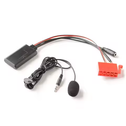 For Mercedes W124 W140 W202 W210 R129 BE2210 BE1650 AEA8-Car Stereo AUX Bluetooth 5.0 Audio Cable Ad