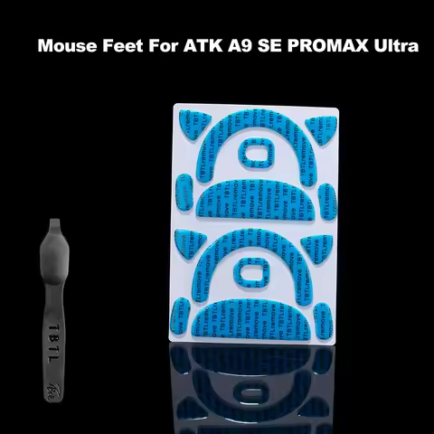 TBTL Mouse Feet Skates For AKT A9 SE PRO MAX Ultra mouse PTFE Replacement Glide Feet Pads For AKT A9