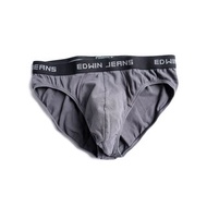 EDWIN 彈性貼身純棉三角內褲-男款 (灰色) 單件 #多件優惠