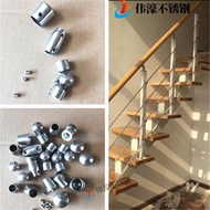 Stainless Steel Round Tube End Caps | Stair Railing Universal Connectors 10pcs/Pack 6A0Z