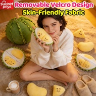 Pillow Throw Pillow Durian Plush Toy Decompression Doll Soft Stuffed Toy Fruit Durian Plush Pillow K