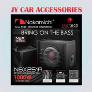 Nakamichi NBX251A - 10" Active Subwoofer Box | Car Subwoofer Box | Subwoofer Box Kereta | Woofer | Woofer Box | NBX 251A