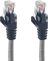 LUNAFC - CAT6 Patch Cable RJ-45 Ethernet Cable Gray (25 FT)