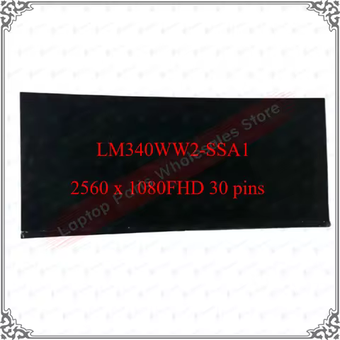 34 inch 2560x1080 LM340WW2-SSA1 SSA1 EDP 30 pins TFT replacement led lcd tv screen monitor