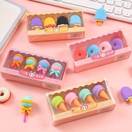 4pcs Creative Candy Eraser
