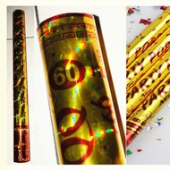 Party popper 60cm, confetti, party decoration, birthday, party decoration