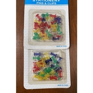 Stationary pin, push pin