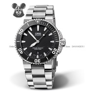 ORIS 0173376534154-0782601PEB Men's Watch Aquis Date Automatic 43mm SS Bracelet Black *Original