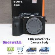 Used Sony a6600 Camera Body Only Digital APSC Mirrorless Camera Kamera Set