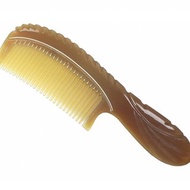 抗靜電、抗屑手工牛角髮梳。