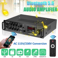 2000W 5 Channel bluetooth HiFi Stereo Amplifier LED Digital Karaoke Amplificador Audio Home Cinema Theater Amplifiers