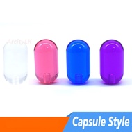 Arcade Joystick Bat Oval Top Ball Top Handle Knob Capsule Style Clear Type M6 Replacement for ZIPPY 