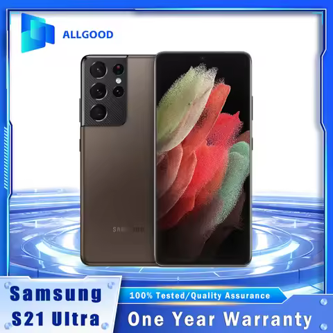 Samsung Galaxy S21 Ultra 5G G998U1 6.8 Inch 12GB 128GB Snapdragon 888 100X Zoom eSIM NFC Octa-Core A