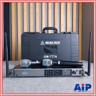 MICROTECH GM-777A ไมค์ลอยคู่ UHF ไมค์โครโฟน ไมค์ลอย ไมโคร เทค GM 777A GM777A เอไอ-ไพศาล