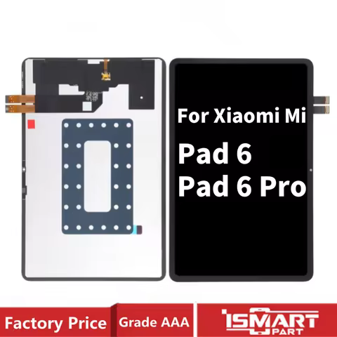 11" For Xiaomi Mi Pad 6 LCD For Xiaomi Pad 6 Pro Display Screen Touch Digitizer Assembly 23043RP34C