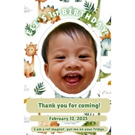 Face Cut Out Ref Magnet Souvenir