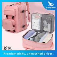 【Ready Stock】40L woman Backpack dry and wet separation multifunctional computer bag business travel 