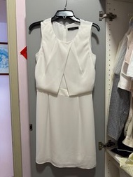 G2000白色連身裙